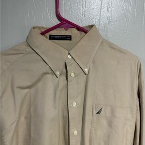 Long sleeve dress shirt by Nautica.
